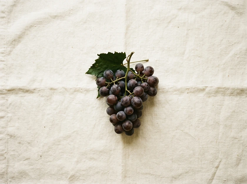 A bunch of grapes